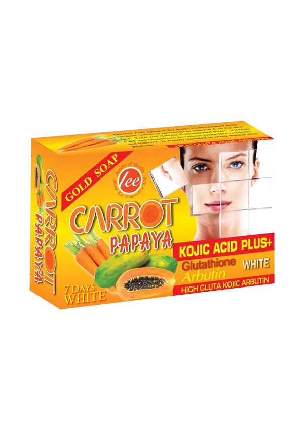 Kojic Acid Plus+ Carrot papaya Soap