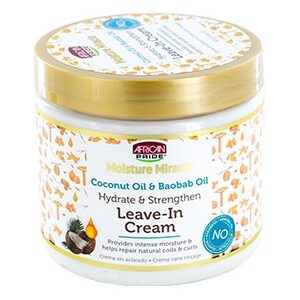 African Pride Moisture Miracle Coconut Oil & Baobab Oil Leave-In Cream