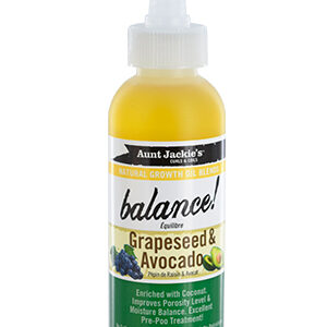 Aunt Jackies Natural Growth Oil Grapeseed Avocado 4oz