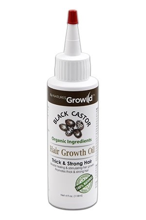 By Natures Growild Hair Growth Oil Blk.Castor 4oz