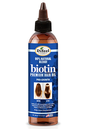 Difeel Biotin Premium Hair Oil Pro-growth 8oz