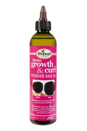 Difeel  GrowthCurl Btiotin Premium Hair-Oil 8oz