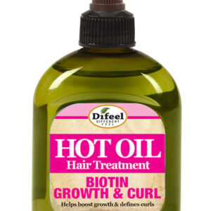 Difeel Hot Oil Hair Treatment Biotin Growth Curl7.1-oz