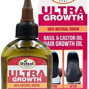 Difeel Ultra Growth Hair oil Basil &Castor 2.5oz