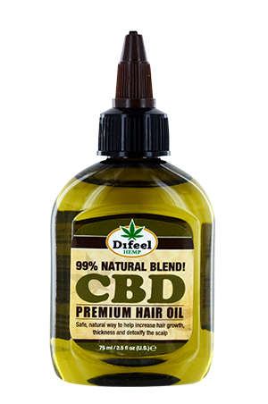 Difeel 99% Natural CBD Premium Growth Hair Oil 2.5oz146